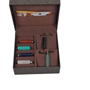 Cheesed Semi precious gemstone necklace set